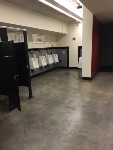 Never in the history of a concert has the men's room been empty.